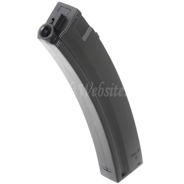 Airsoft Website 100rd Plastic Mid-Cap Magazine For Classic Army / CYMA / G&P / Golden Eagle / JG / SRC / Tokyo Marui MP5 Series AEG Rifles Black