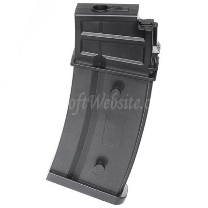 Airsoft Website 140rd Mid-Cap Magazine For G36 Series AEG Rifles Black