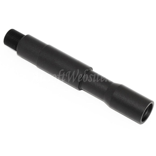 Airsoft Website 4.25"/4.75" Aluminium CQB Outer Barrel Extension Tube For -14mm CCW Counter-Clockwise Thread AEG GBB Rifles Airsoft Black