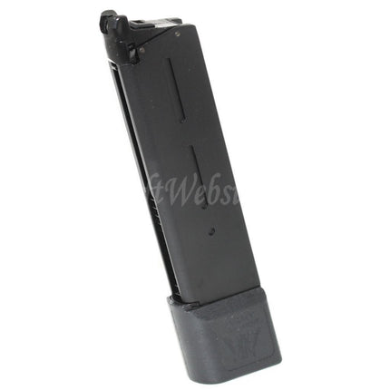 ARMY ARMAMENT 26rd Gas Magazine Extended Long Type For KWC KJ Works DOUBLE BELL E&C Tokyo Marui 1911 Series GBB Pistols Airsoft Black