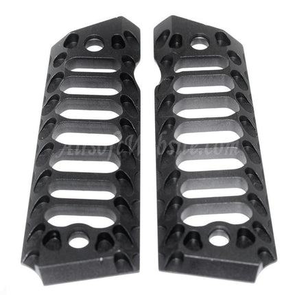 Poignée de pistolet 5KU CNC style squelette Cobra pour pistolets Tokyo Marui M1911 / MEU / Army R27 R28 R29 Airsoft