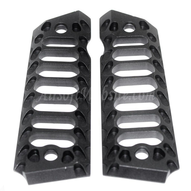 5KU CNC Cobra Skeleton Style Pistols Grip Cover For Tokyo Marui M1911 / M.E.U. / Army R27 R28 R29 Pistols Airsoft