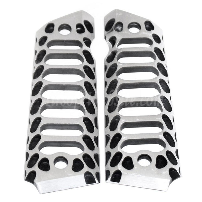 5KU CNC Cobra Skeleton Style Pistols Grip Cover For Tokyo Marui M1911 / M.E.U. / Army R27 R28 R29 Pistols Airsoft