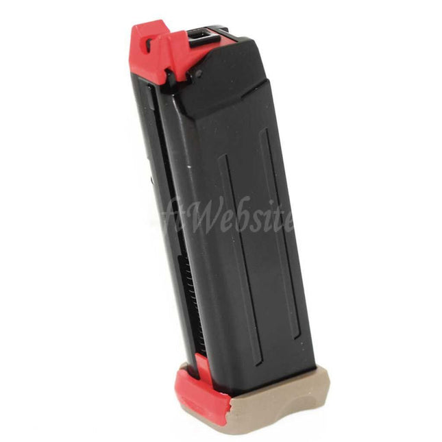 Chargeur APS 18 cartouches CO2 pour pistolets à air comprimé APS Steel SHARK calibre .177 4,5 mm BB en acier GBB