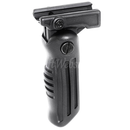 Airsoft Website Polymer Folding Tactical RIS Vertikaler Frontgriff für 20mm Schienensystem Schwarz