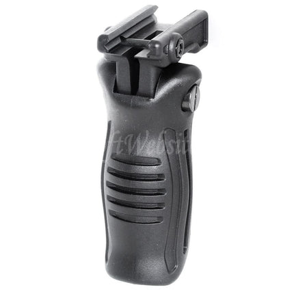 Airsoft Website Polymer Folding Tactical RIS Vertikaler Frontgriff für 20mm Schienensystem Schwarz