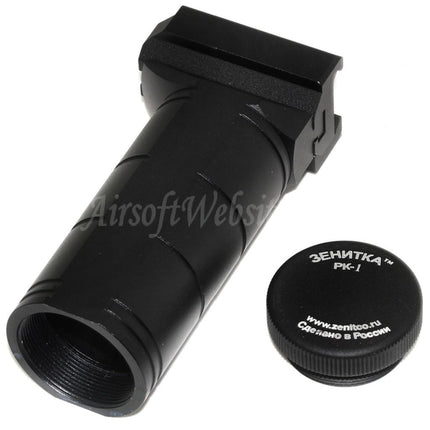 5KU CNC Aluminum PK-1 Foregrip Front Grip For 20mm Picatinny Rail AK Series Rifles Airsoft Black