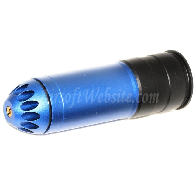 Cartouche de gaz grenade CYMA 168rd 40 mm M203, type long, bleu/noir