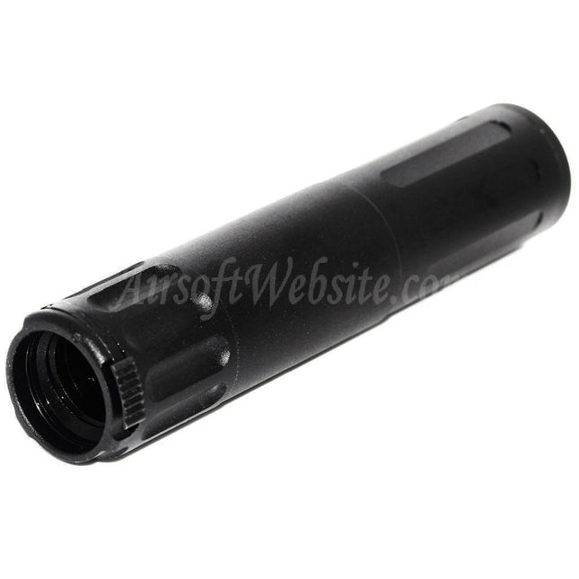 Site web Airsoft 170 mm en aluminium SR5 à dégagement rapide QD silencieux tube d'extension de canon pour fusils AAC Flash Hider noir