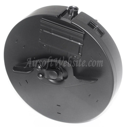 CYMA 450rd Hi-Cap Drum Magazine For CYMA Tokyo Marui King Arms Thompson M1A1 Series SMG AEG Rifles Airsoft Black