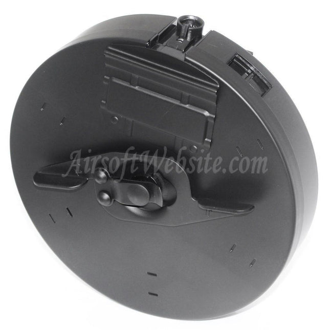 CYMA 450rd Hi-Cap Drum Magazine For CYMA Tokyo Marui King Arms Thompson M1A1 Series SMG AEG Rifles Airsoft Black