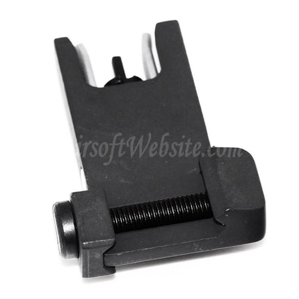 Site web Airsoft : Viseur avant rabattable en métal KAC Style 300M pour fusils AEG MK18 MOD-1 M4 M16, noir/argent