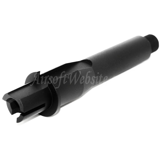 Airsoft Website 5"/5.5" 126mm/139mm Aluminium Short Outer Barrel Conjunction Tube -14mm CCW Counter-Clockwise Thread AEG Black