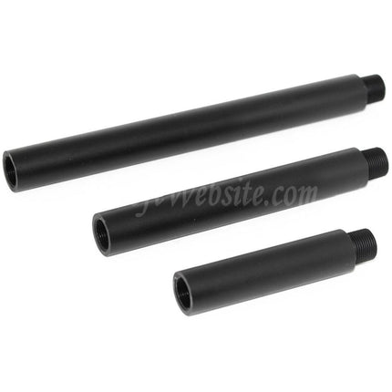 Airsoft Website 3"/3.5" 5"/5.5" 7"/7.5" Aluminium Outer Barrel Extension Tube -14mm CCW Counter-Clockwise Thread AEG GBB Airsoft