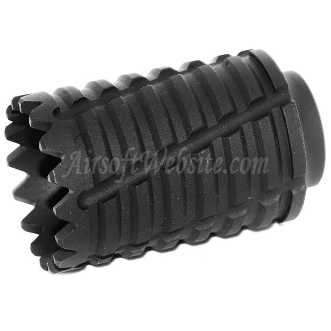 APS Type C Sound Blaster Amplifier Muzzle Flash Hider For -14mm CCW Counter-Clockwise Thread Barrel Rifles Airsoft Black