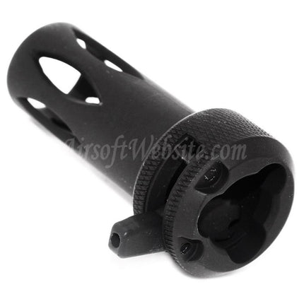 CYMA QD Flash Hider mit Mündungsadapter für CM041 CM049 MP5 AEG Gewehre Airsoft Schwarz
