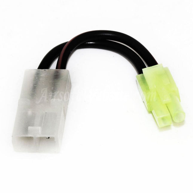 Connecteur de batterie AEG CYMA 100 mm Tamiya, grande femelle vers mini mâle