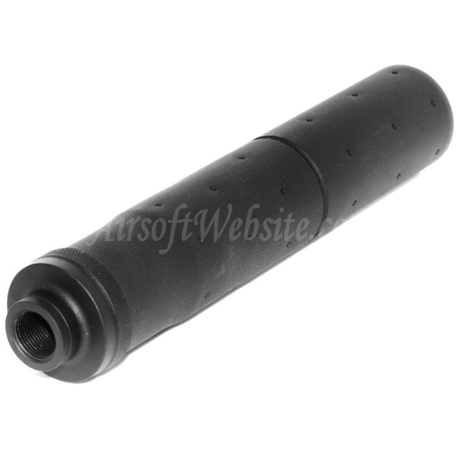 Extension de canon silencieux CYMA 188 mm style MK23 pour fusils à filetage antihoraire -14 mm CCW Airsoft noir