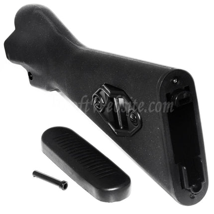 Crosse fixe en polymère CYMA pour fusils AEG MOD5 MP5 A4, montage sur sangle métallique, noir