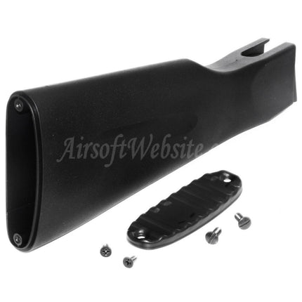 Crosse fixe légère CYMA pour fusils AEG Tokyo Marui série AK74, noir