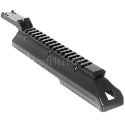 Airsoft Website 288mm Upper Receiver Cover with 20mm Tactical Rail Rear Sight For CYMA Tokyo Marui AKS74U Series AEG Rifles Black