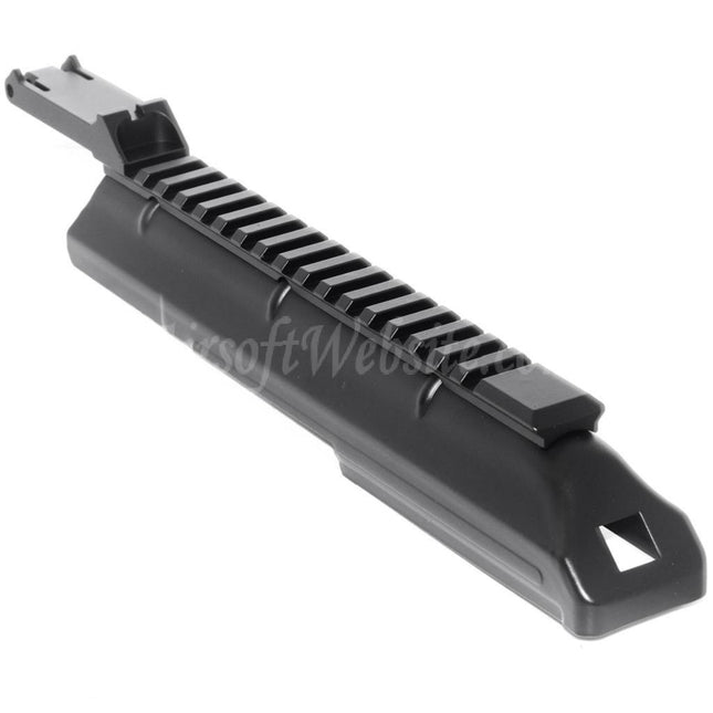 Site web Airsoft, couvercle de récepteur supérieur de 288 mm avec viseur arrière à rail tactique de 20 mm pour fusils AEG CYMA Tokyo Marui série AKS74U, noir