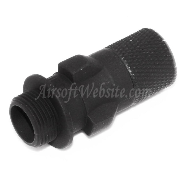 CYMA Metall Flash Hider Mündungsadapter für CYMA CM041 PDW MP5 AEG Gewehre Airsoft Schwarz