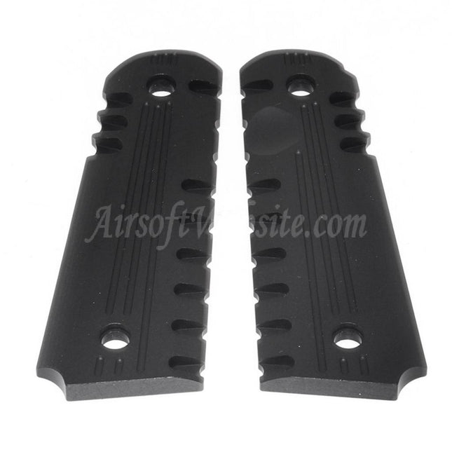 Airsoft Website CNC Aluminum Grip Cover For Tokyo Marui M1911 M.E.U. ARMY ARMAMENT 1911 Series Pistols