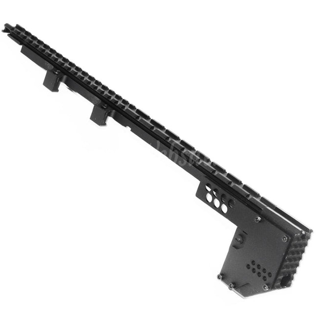 Airsoft Website 408mm Swordfish Conversion Strike Kit Top Rail For MP5 Series AEG Rifles Black
