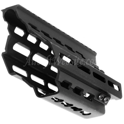 BATTLEAXE 166mm CNC P90 Keymod M-LOK RAS Handguard Rail System For Tokyo Marui P90 AEG Rifles Airsoft Black