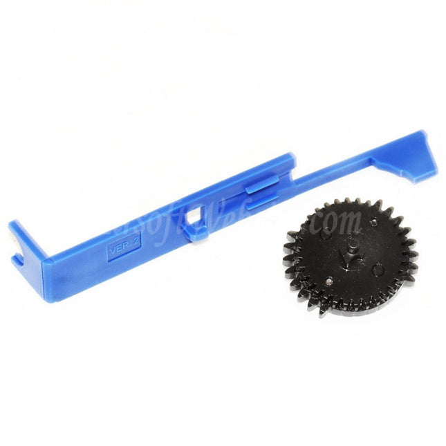 SHS Dual Double Sector Gear with Tappet Plate for Tokyo Marui Version 2 V2 Gearbox AEG Rifles Airsoft