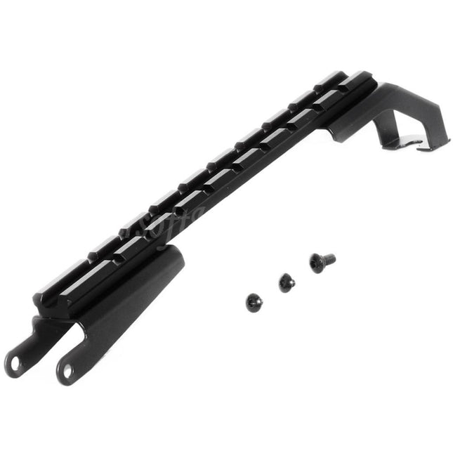 Couvercle de récepteur supérieur CYMA avec support de lunette de visée tactique de 217 mm pour fusils AEG série AK Airsoft CM039C CM048 CM050 Echo1 Golden Eagle Jing Gong JG Tokyo Marui Airsoft noir