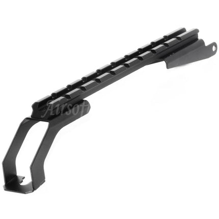 Couvercle de récepteur supérieur CYMA avec support de lunette de visée tactique de 217 mm pour fusils AEG série AK Airsoft CM039C CM048 CM050 Echo1 Golden Eagle Jing Gong JG Tokyo Marui Airsoft noir