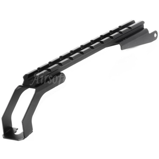 Couvercle de récepteur supérieur CYMA avec support de lunette de visée tactique de 217 mm pour fusils AEG série AK Airsoft CM039C CM048 CM050 Echo1 Golden Eagle Jing Gong JG Tokyo Marui Airsoft noir