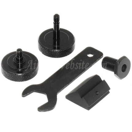Rail de montage de lunette CYMA 156 mm pour fusils AEG CYMA G&amp;P Tokyo Marui série M14, noir