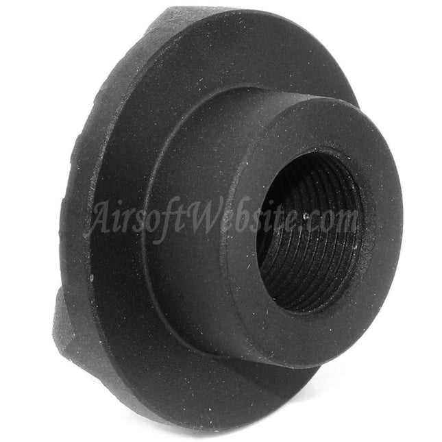 Airsoft Website 30mm Strike Face Cookie Type Muzzle Brake Flash Hider For -14mm CCW Counter-Clockwise Thread Barrel Rifles Black