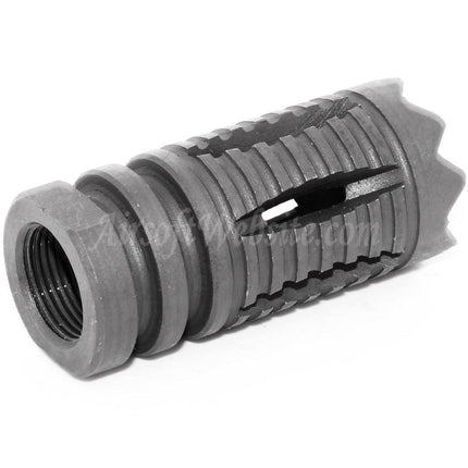 Airsoft Website 50mm Tenderizer Muzzle Brake Flash Hider For -14mm CCW Counter-Clockwise Thread Barrel Rifles