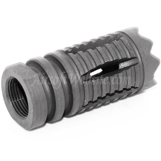 Airsoft Website 50mm Tenderizer Muzzle Brake Flash Hider For -14mm CCW Counter-Clockwise Thread Barrel Rifles