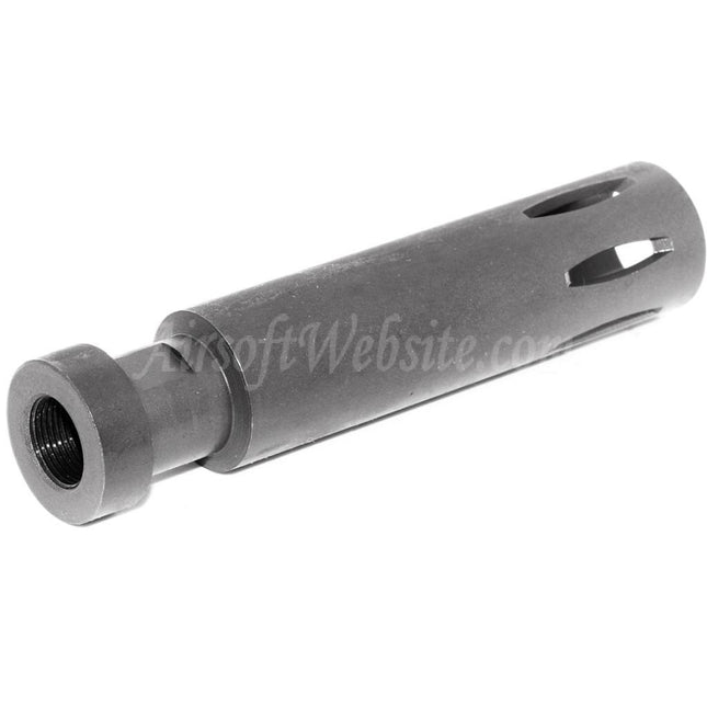 Airsoft Website 119mm XM177 E2 Muzzle Brake Flash Hider For +14mm CW Clockwise Thread Barrel Rifles