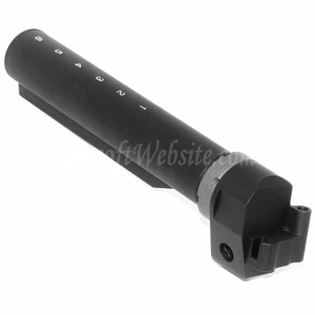 Adaptateur de tube tampon de crosse 5KU 6 positions pour fusils E&amp;L AK, conversion pour fusils à crosse M4, noir Airsoft
