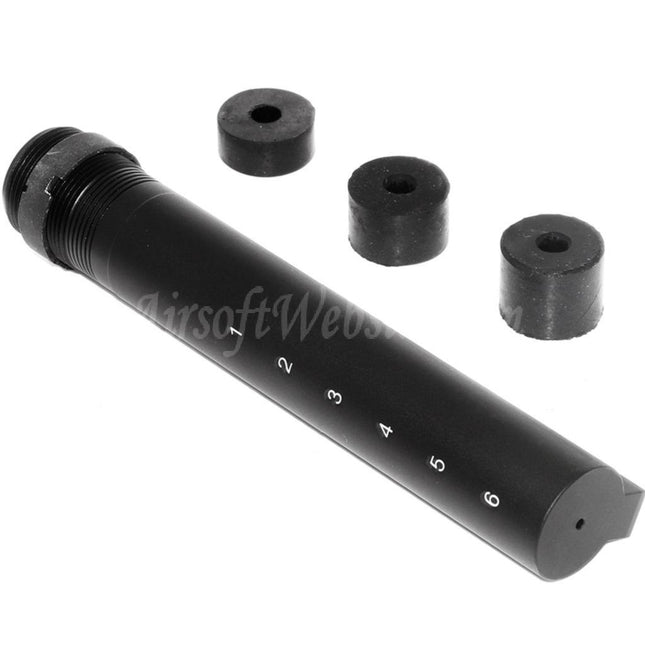 Adaptateur de tube tampon de crosse 5KU 6 positions pour fusils Western Arms WA G&amp;P WOC M4 M4A1 série GBB Airsoft noir