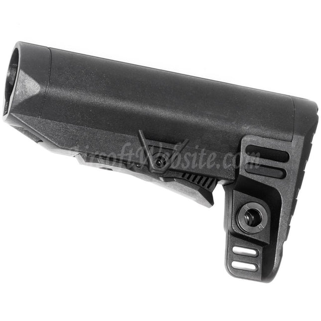 Crosse télescopique rétractable pour fusils AEG M4/M16, noir, site web Airsoft