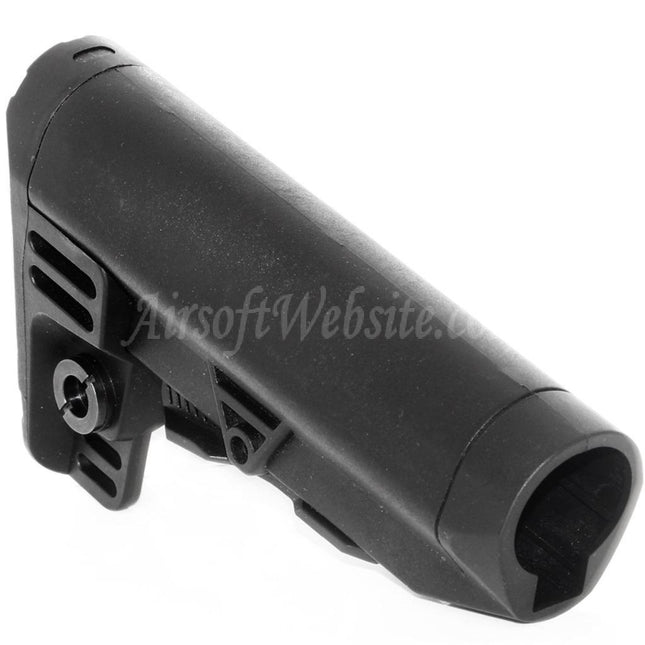 Crosse télescopique rétractable pour fusils AEG M4/M16, noir, site web Airsoft