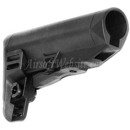 Airsoft Website Retractable Telescope Stock For M4 M16 AEG Rifles Black
