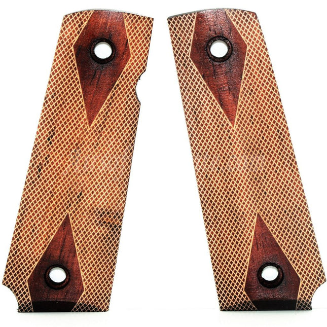 Airsoft Website Wood Grip Cover For BELL ARMY AW WE KJ Tokyo Marui M1911 M.E.U SERIES 70 M45A1 WARRIOR GBB Pistols Brown