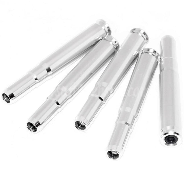 DOUBLE BELL 5pcs Set Metal Shell Cartridge For D-Boys DOUBLE BELL Kar-98K 98K Bolt Action Sniper Rifles Airsoft
