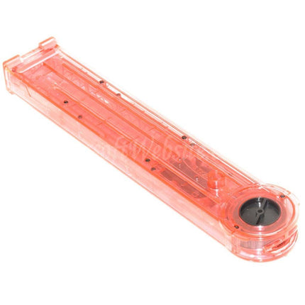 DOUBLE BELL 300rd Hi-Cap Magazine For Tokyo Marui / Classic Army / KS / Jing Gong JG / CYMA / DOUBLE BELL P90 Series AEG Rifles Airsoft Translucent Pink