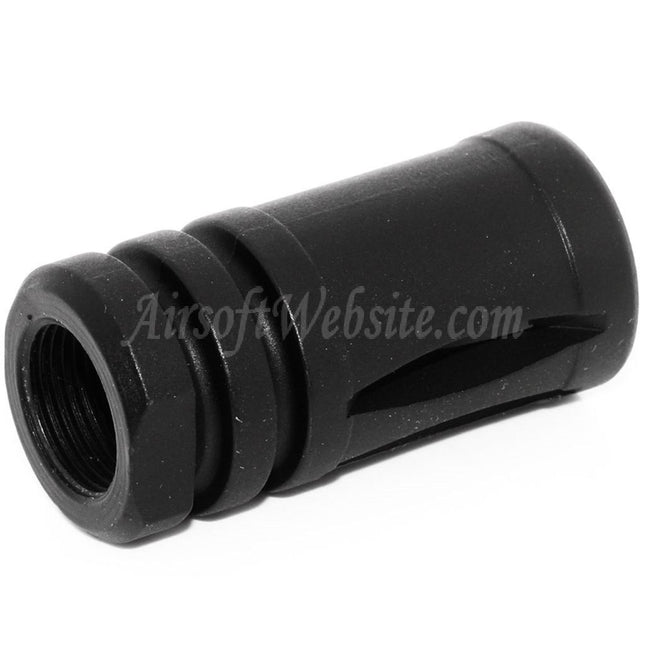 Airsoft Website 45mm Bird Cage M4 M16 Muzzle Brake Flash Hider For -14mm CCW Counter-Clockwise Thread Barrel Rifles Black