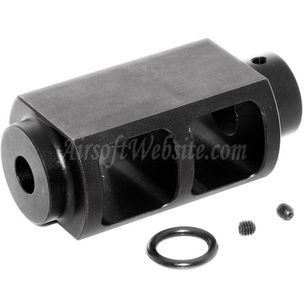 Airsoft Website 76 mm M700 Tactical Bolt Action Sniper Mündungsbremse Flash Hider für -14 mm CCW Gegenuhrzeigersinn Gewinde Lauf Gewehre Schwarz