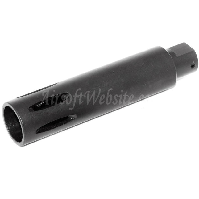 Airsoft Website 113mm XM177 Style Muzzle Brake Flash Hider For -14mm CCW Counter-Clockwise Thread Barrel Rifles Black